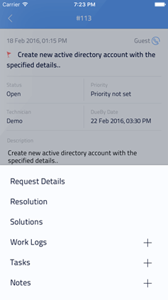 Mobile IT incident management