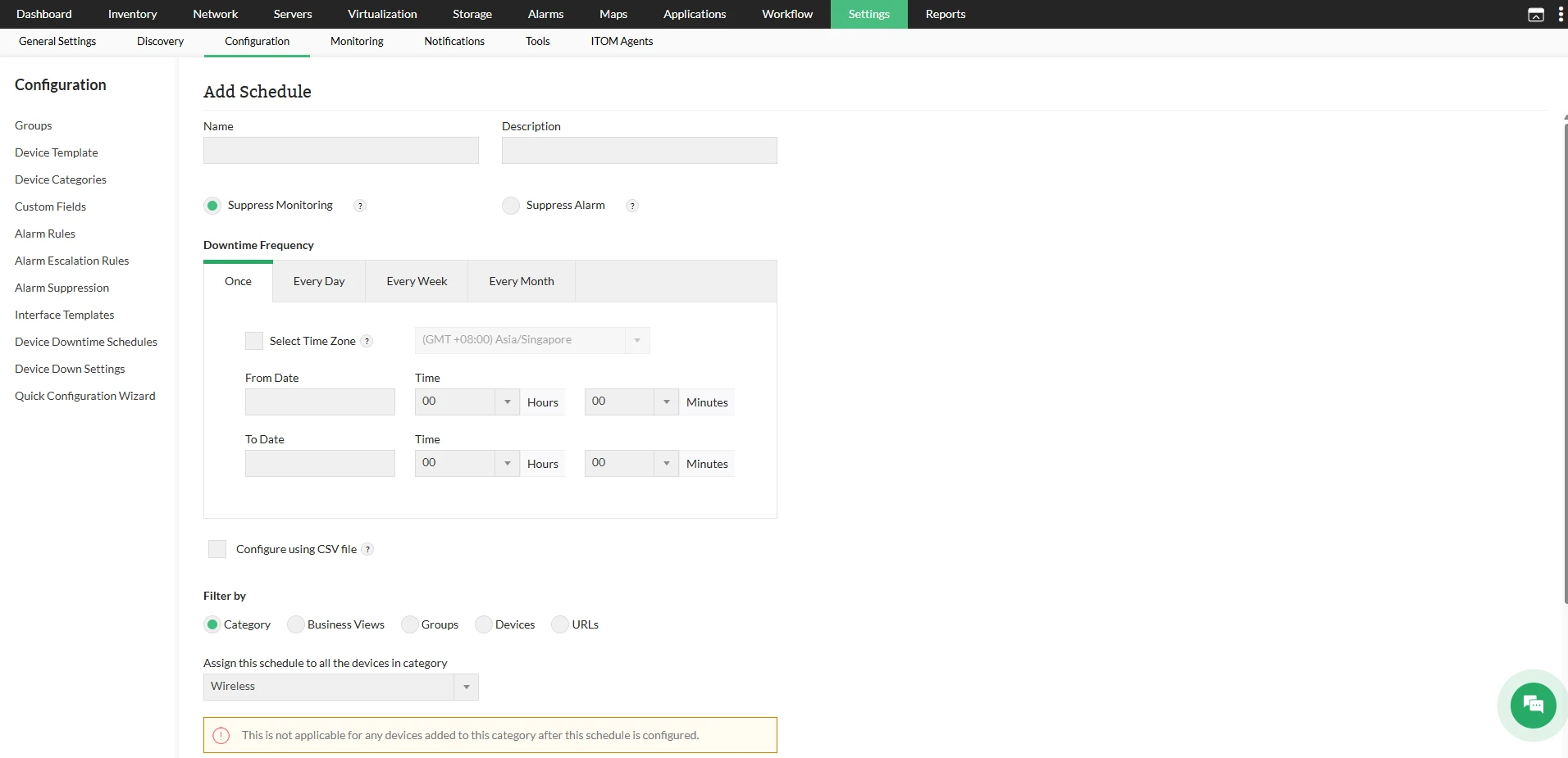 Groups in OpManager