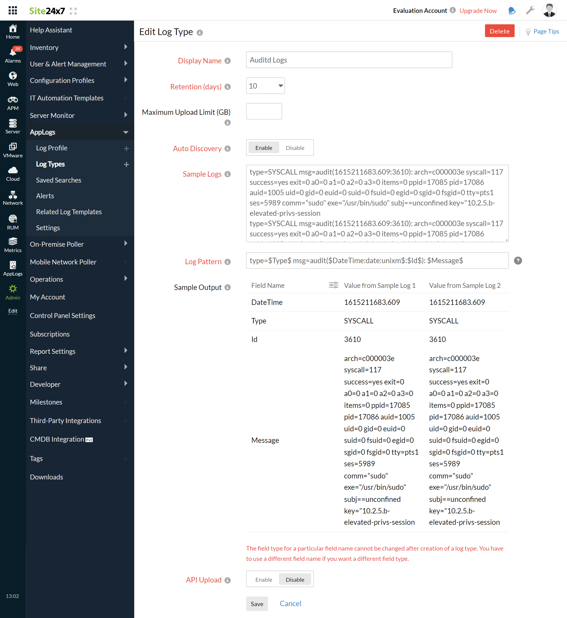 Auditd-edit-log-types audidtd-edit-log-type
