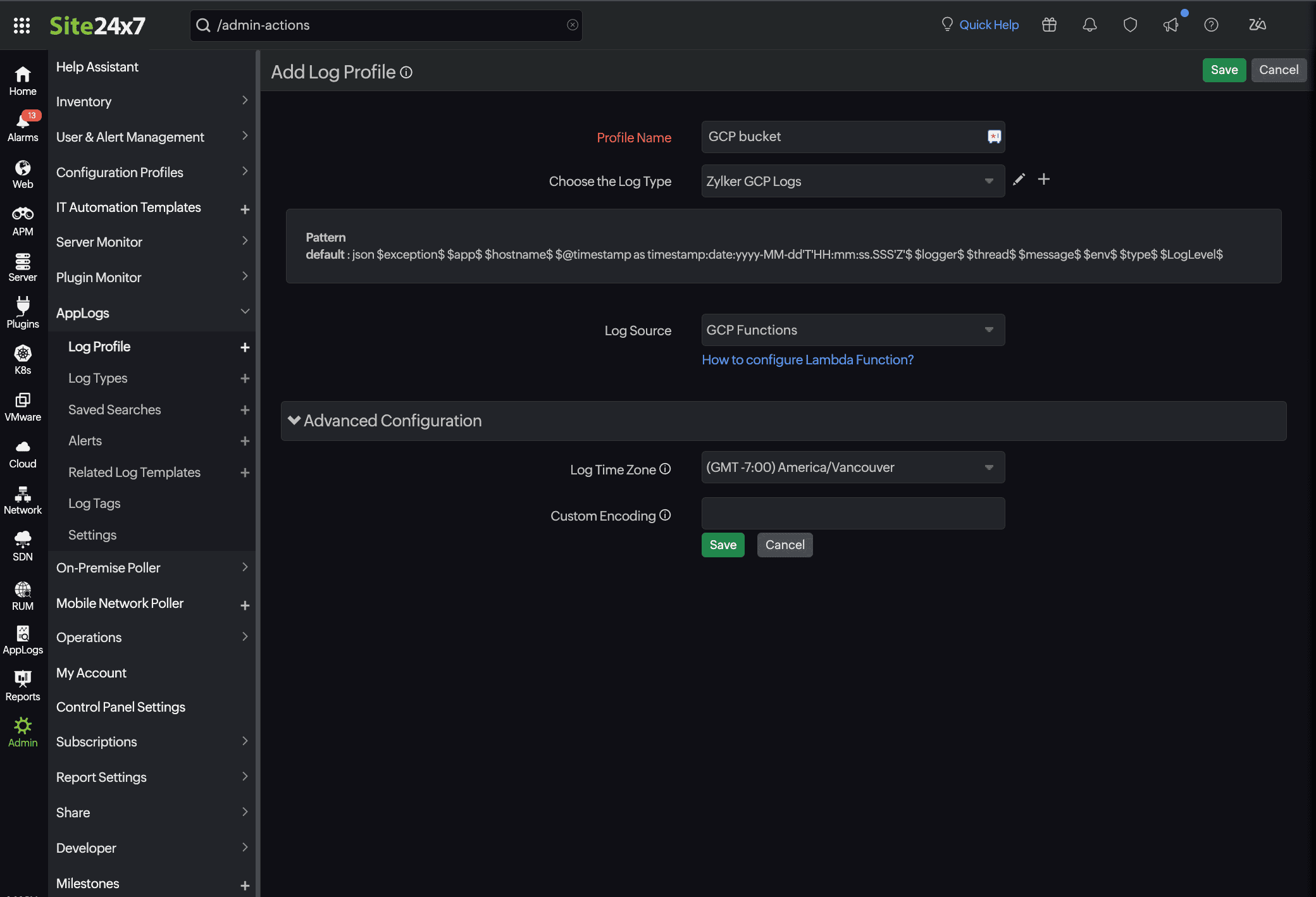 logprofile