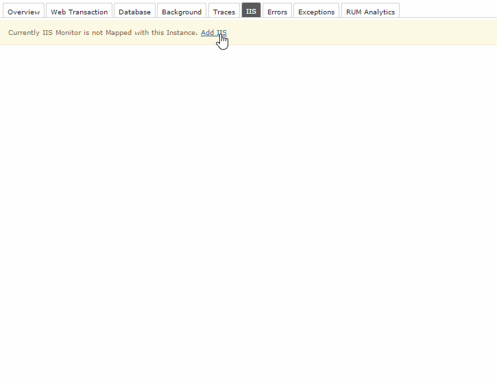 apm-iis-add-iis Enable IIS monitor from APM Insight