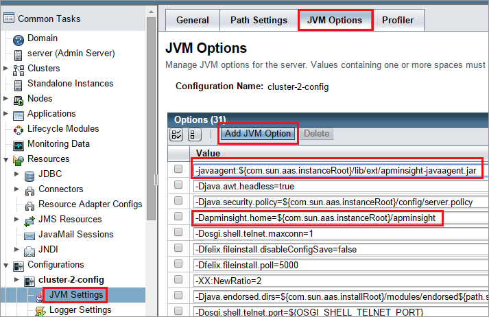 apm-java1 Install APM Java agent on Glassfish