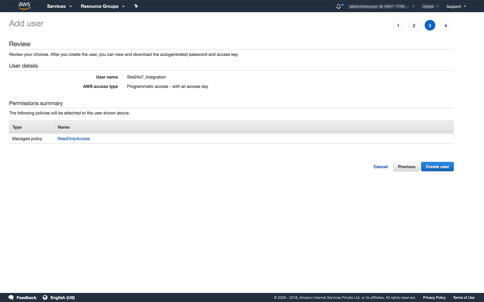 create-aws-iam-user create user in the AWS IAM policy