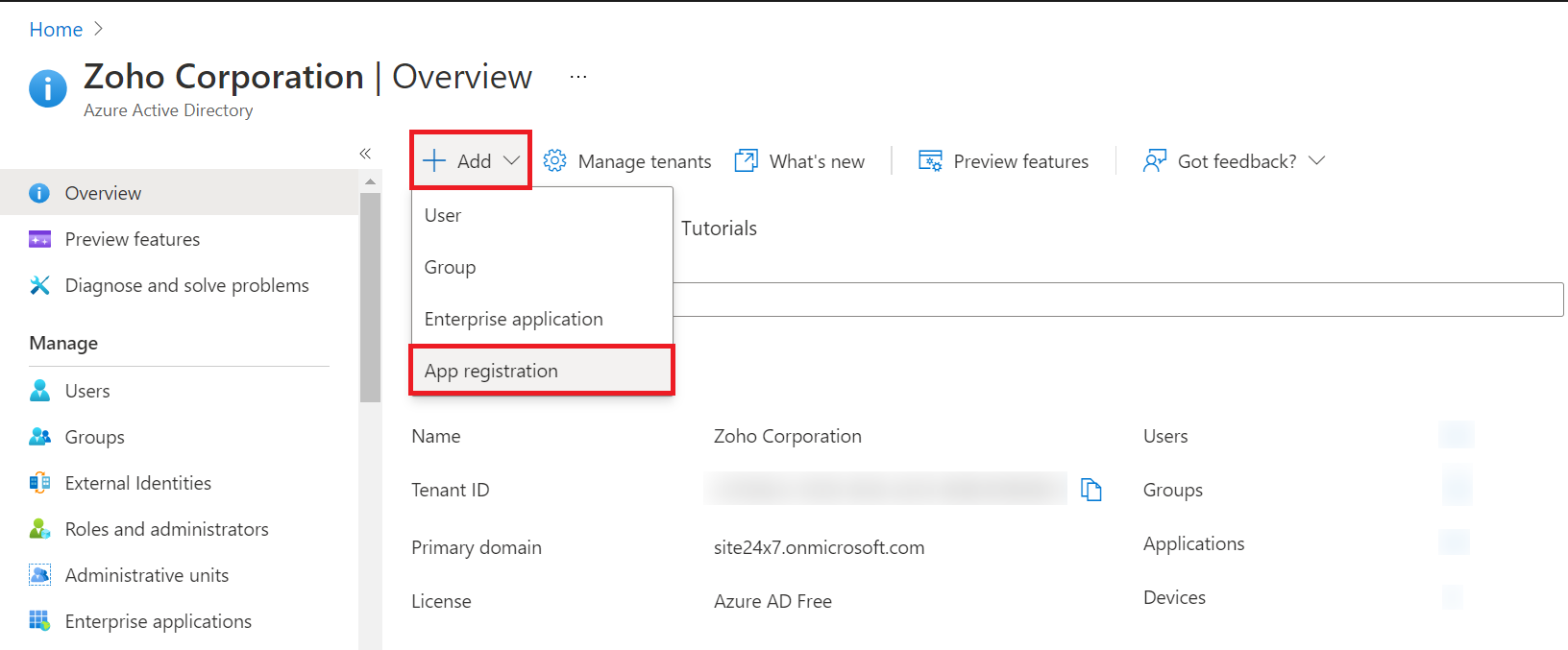 azure-add-app Register a custom App in Azure
