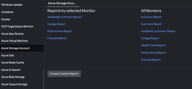storage-account-reports Storage Account Reports