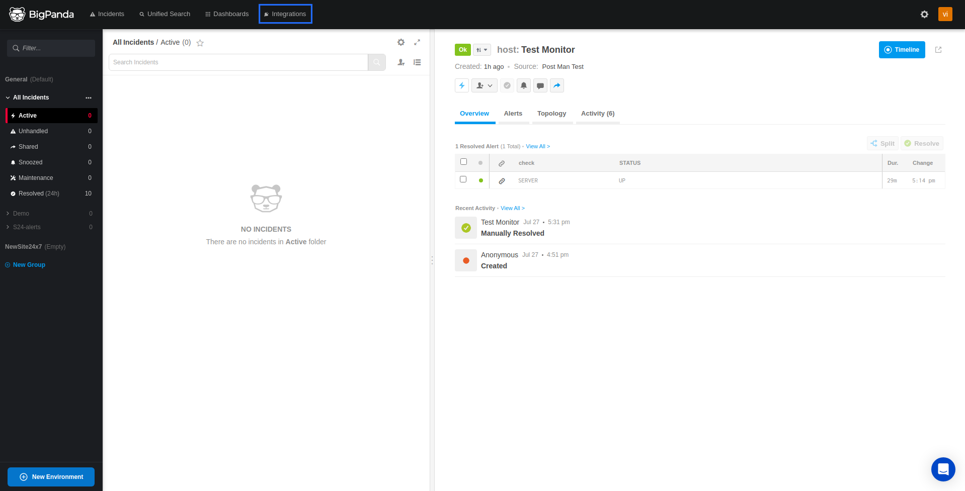 bigpanda-dashboard BigPanda Dashboard