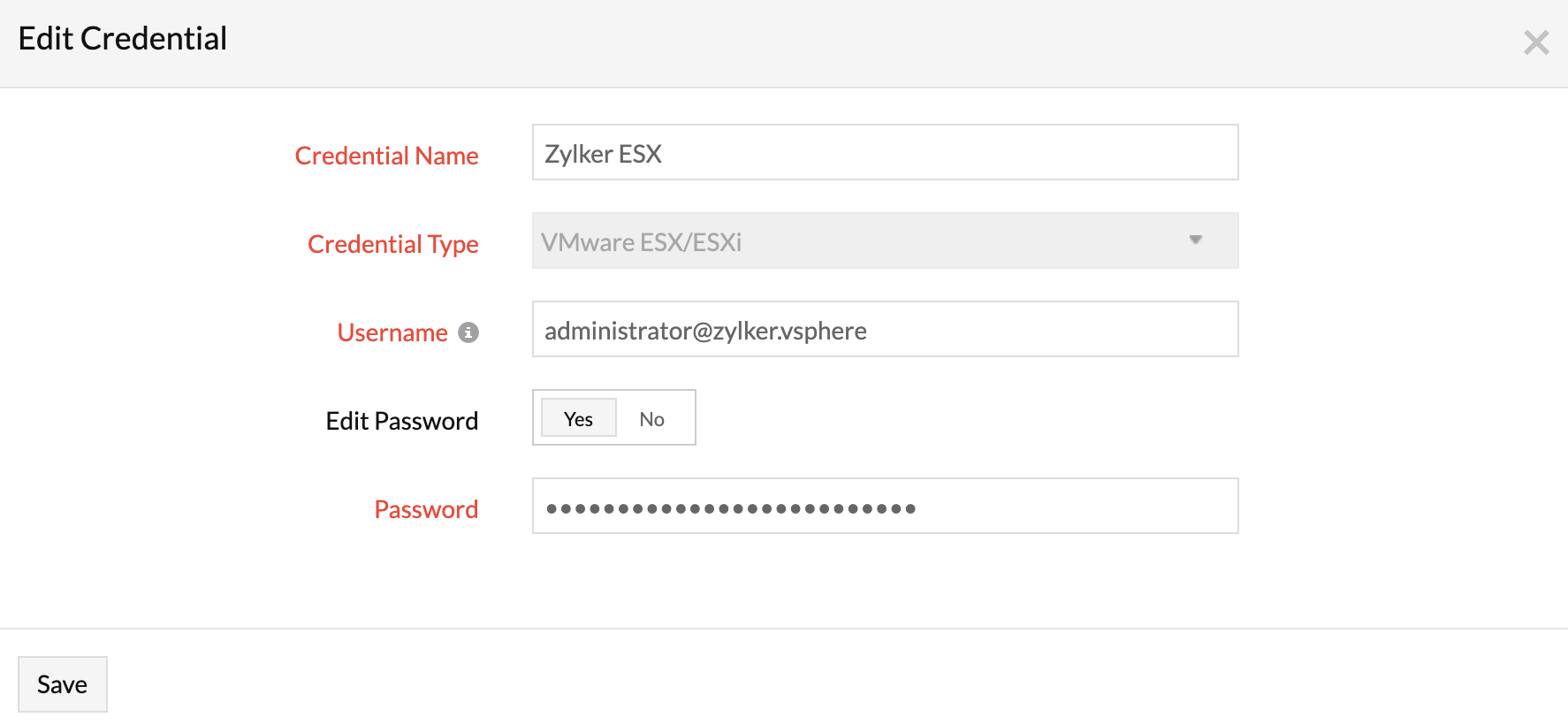 credential-store-edit Edit credential
