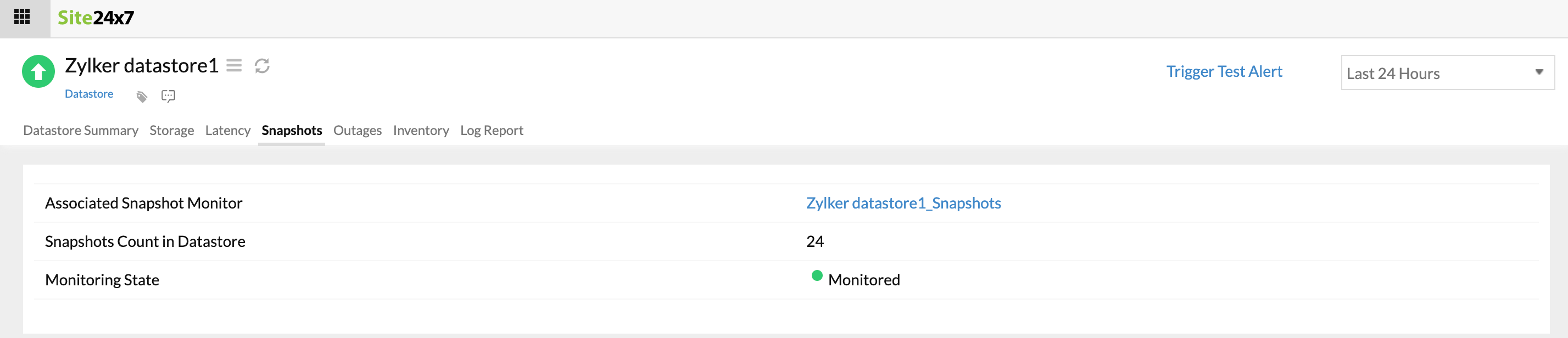 datastore-snapshot-monitored Monitor datastore snapshots