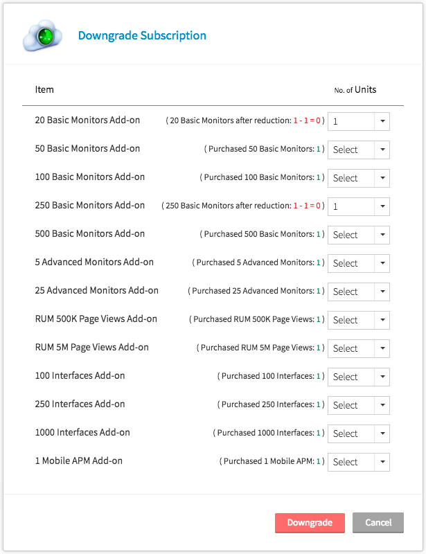 downgrade-addons