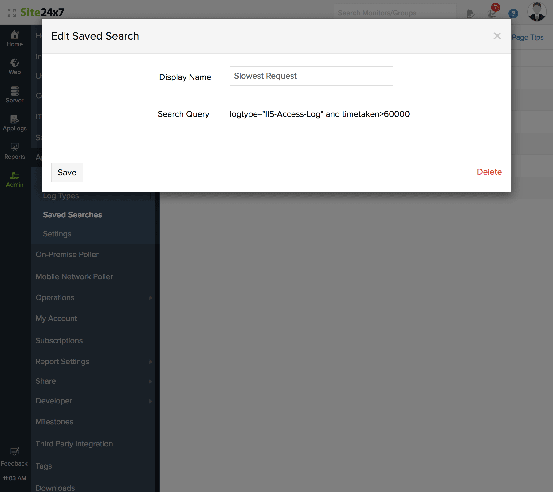edit-saved-search Edit saved search