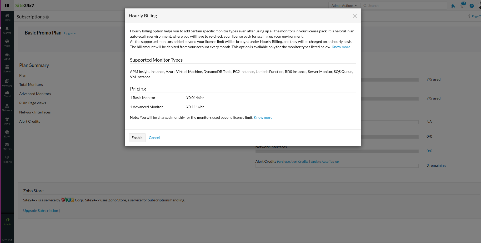 enable-hourly-billing