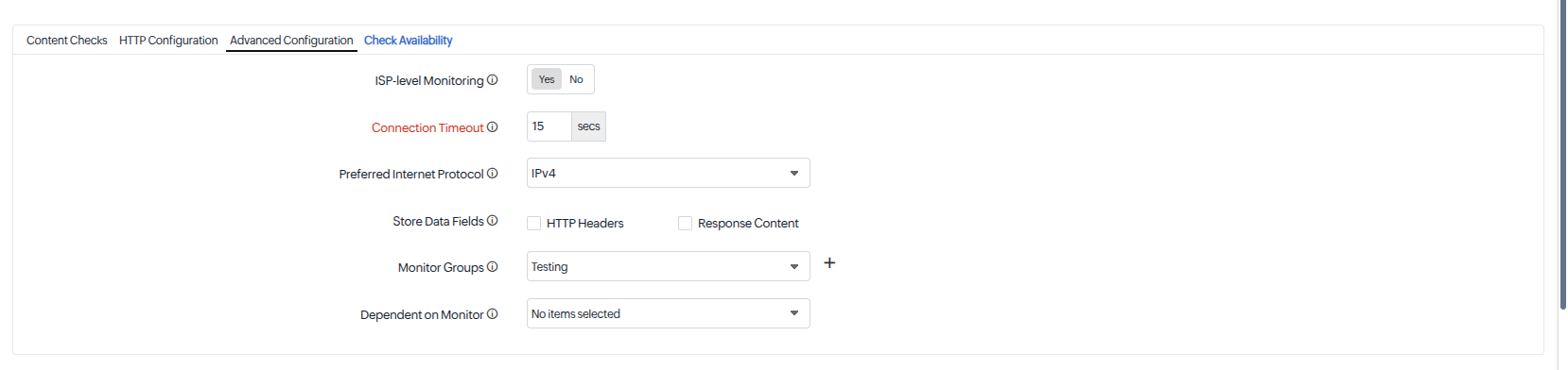 Advanced configuration in website Image for advanced configuration in website