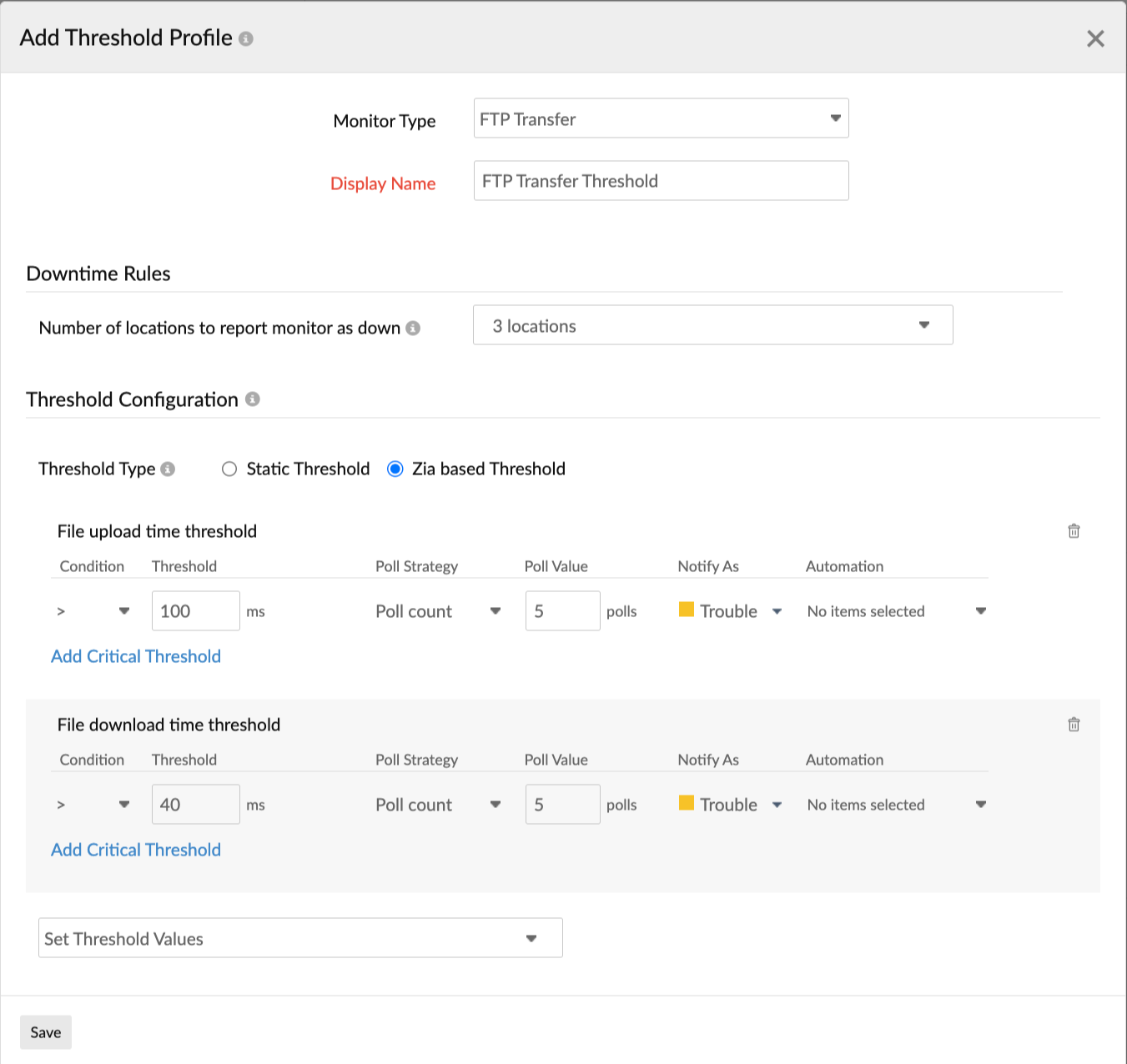 ftp-transfer-threshold-zia Configure threshold-related settings for an FTP transfer monitor