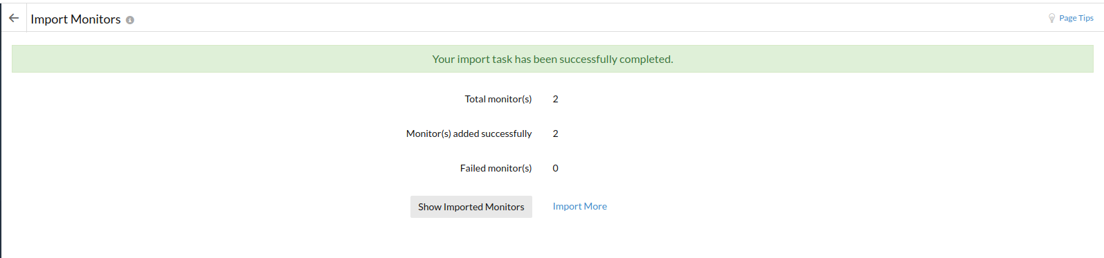 import-successful