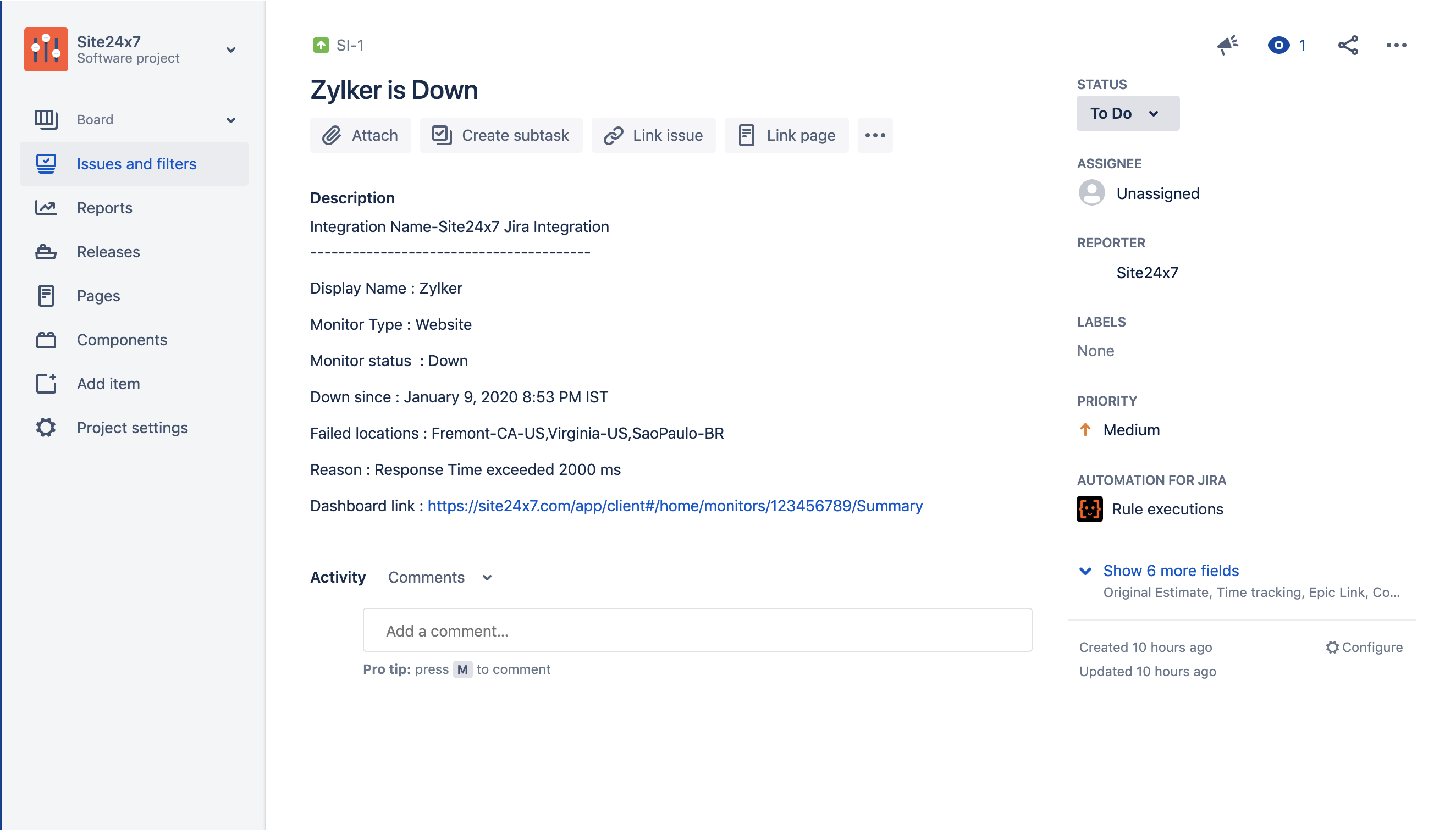 issues-in-jira