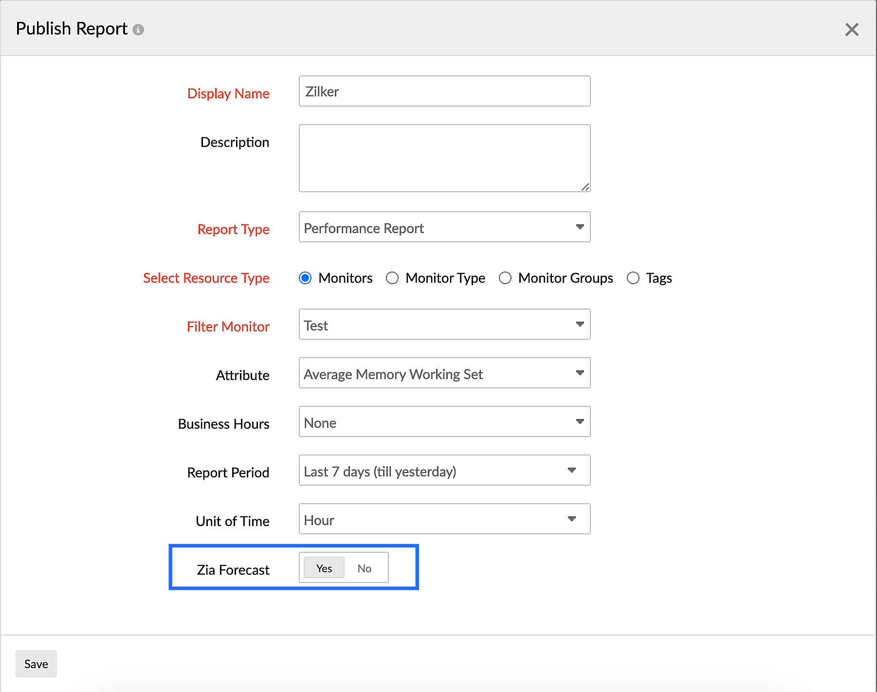 publish-report-forecast forecast in publish report