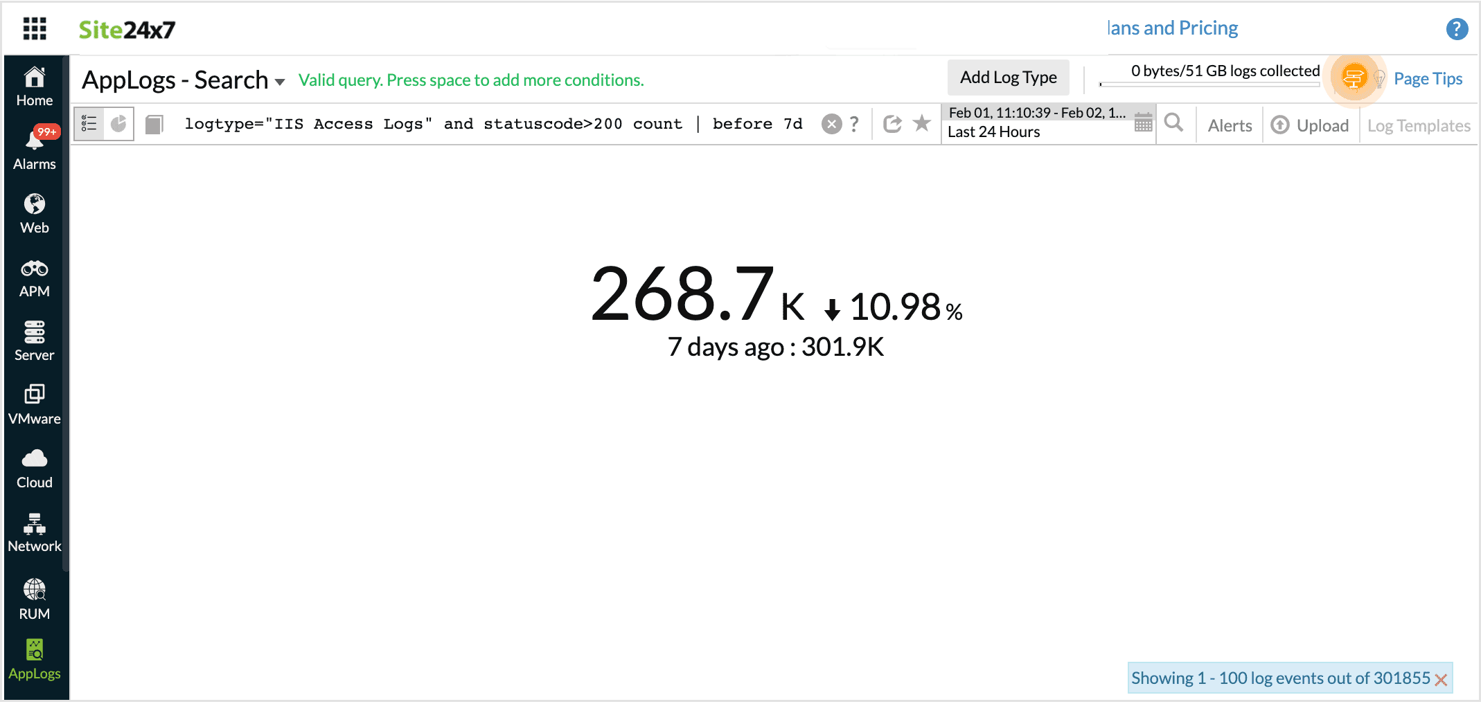 ql-al-count-with-before Count with before in query