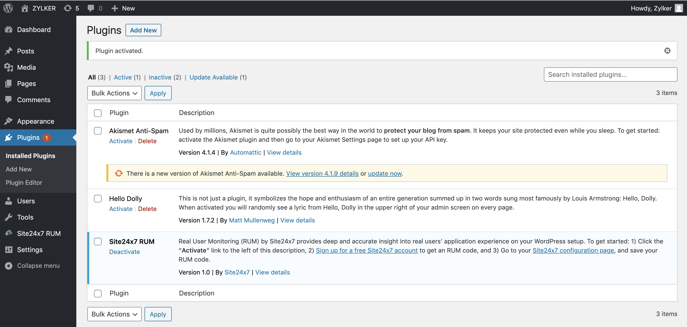 rum-wp-plugin-activate