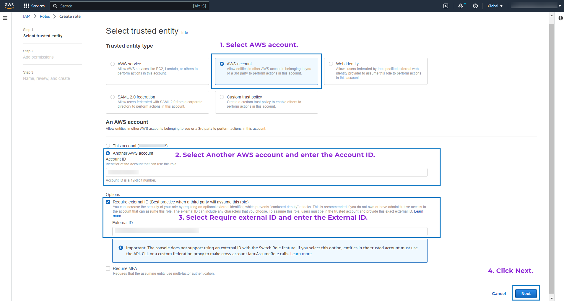 select-externalid Select external ID