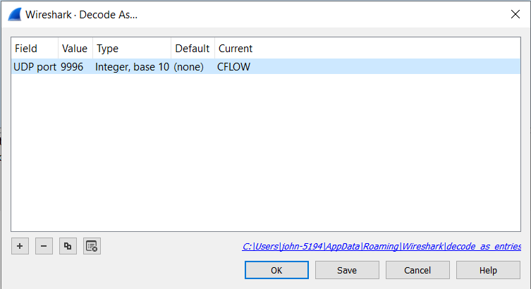 wireshark-decode Decode and check