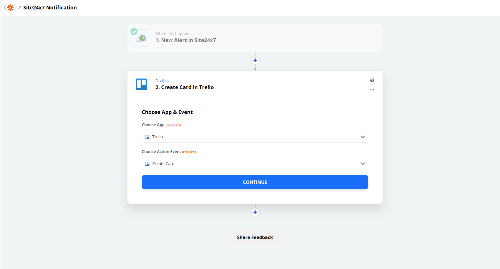 zapier-choose-event