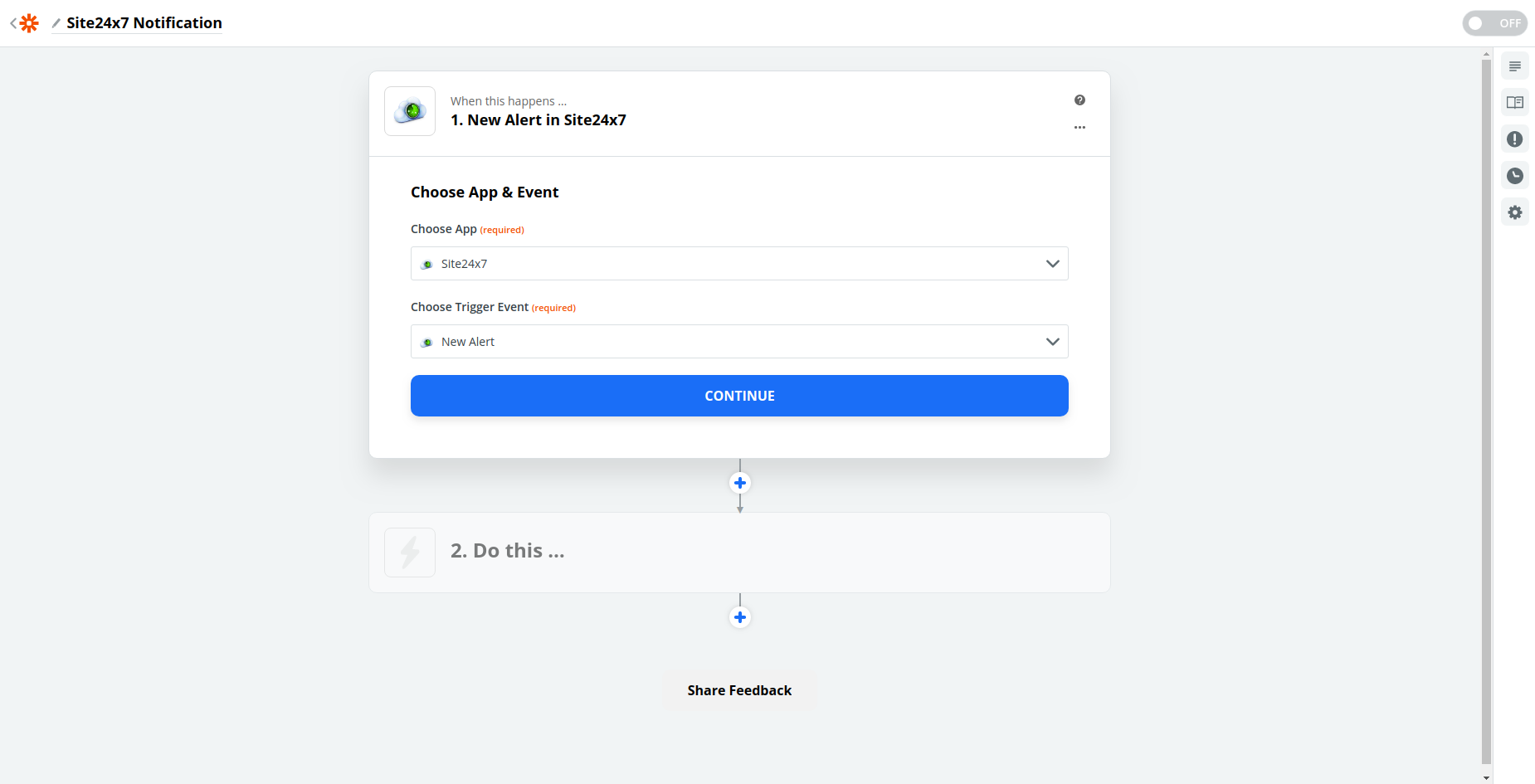 zapier-site24x7-notification