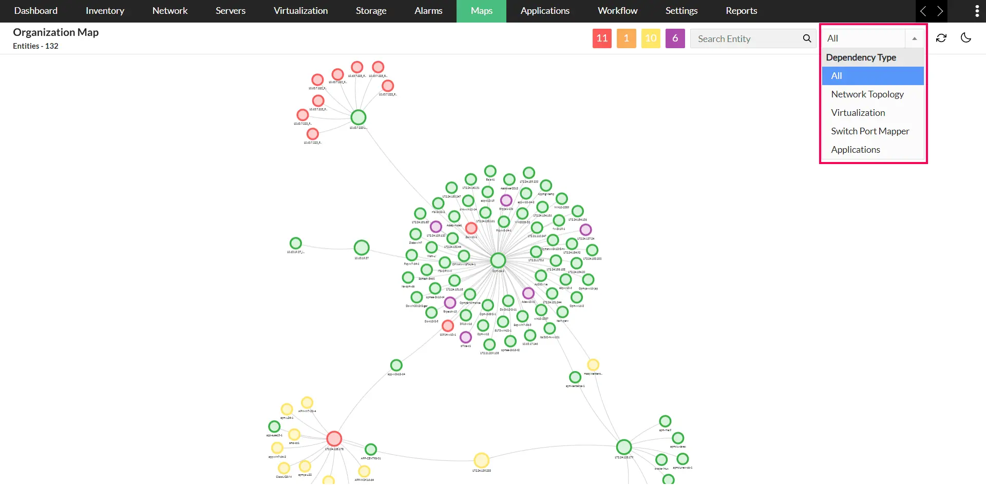 Correlating Server Health with Application Performance - ManageEngine OpManager Plus