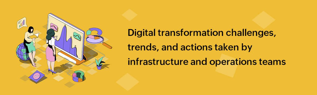 Digital transformation challenges, trends, and actions taken by infrastructure and operation teams