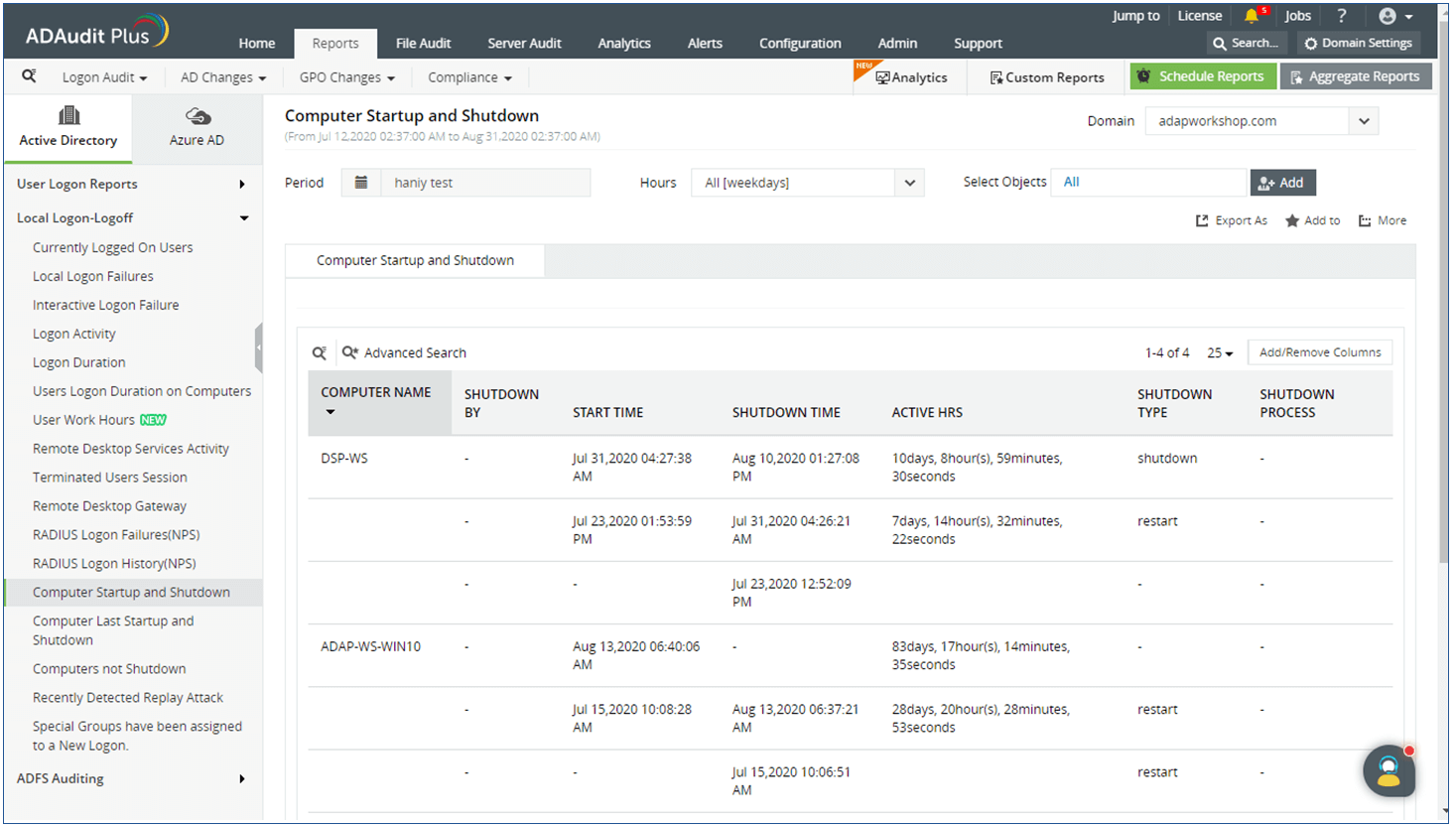 Come monitorare l'attività del computer in Active Directory