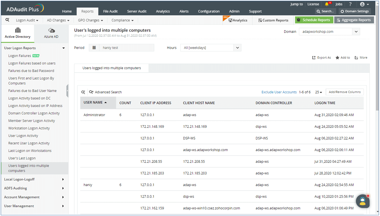 Come monitorare l'attività del computer in Active Directory
