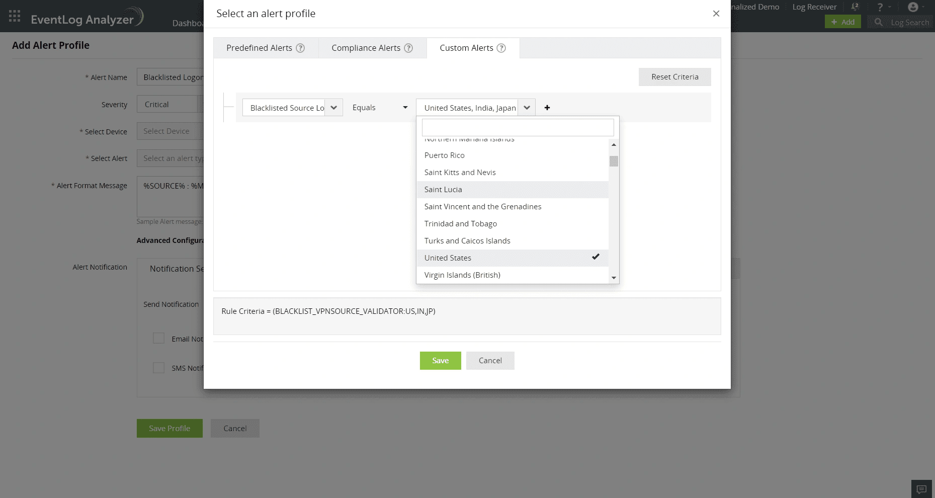 Raccolta e archiviazione centralizzata dei log VPN