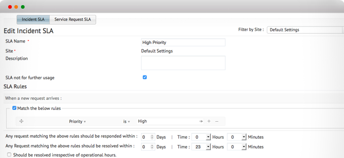 Assicura la risoluzione più rapida con SLA