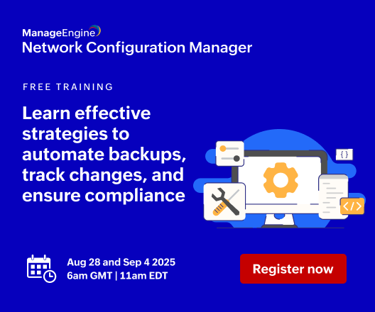 Free Training - Network Configuration Manager