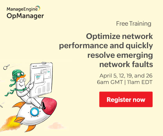 Free training - ManageEngine OpManager