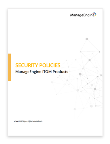 Ebook prácticas de seguridad - soluciones ITOM ManageEngine