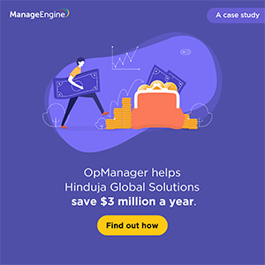 OpManager's happy customer: Hinduja Global Solutions