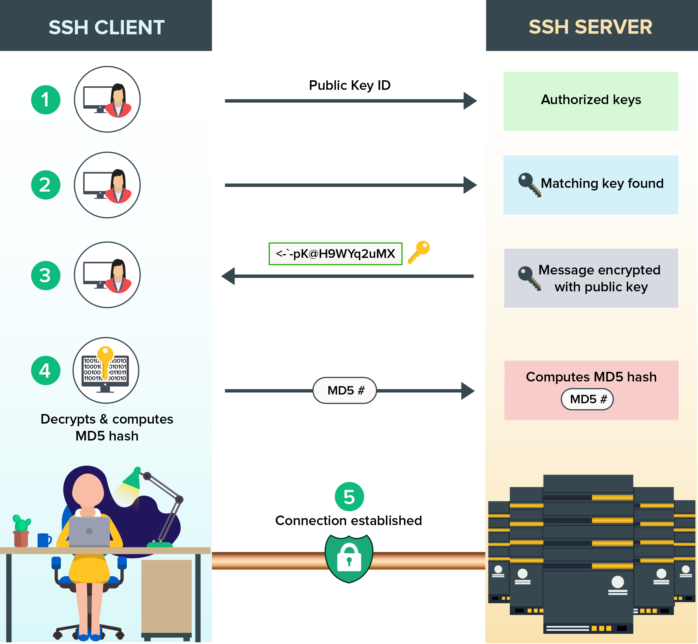 Pas på Korrekt Decrement What is SSH Key?| SSH (Secure Shell) Key Management Tool - ManageEngine Key  Manager Plus