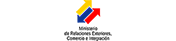 Logo del Ministerio de Relaciones Exteriores, Comercio e Integración de Ecuador - Clientes Analytics Plus - Perú