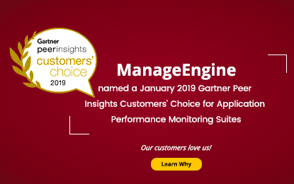ManageEngine Applications Manager Gartner Peer Insight