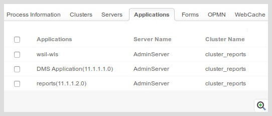 Detect the performance of applications running on the server