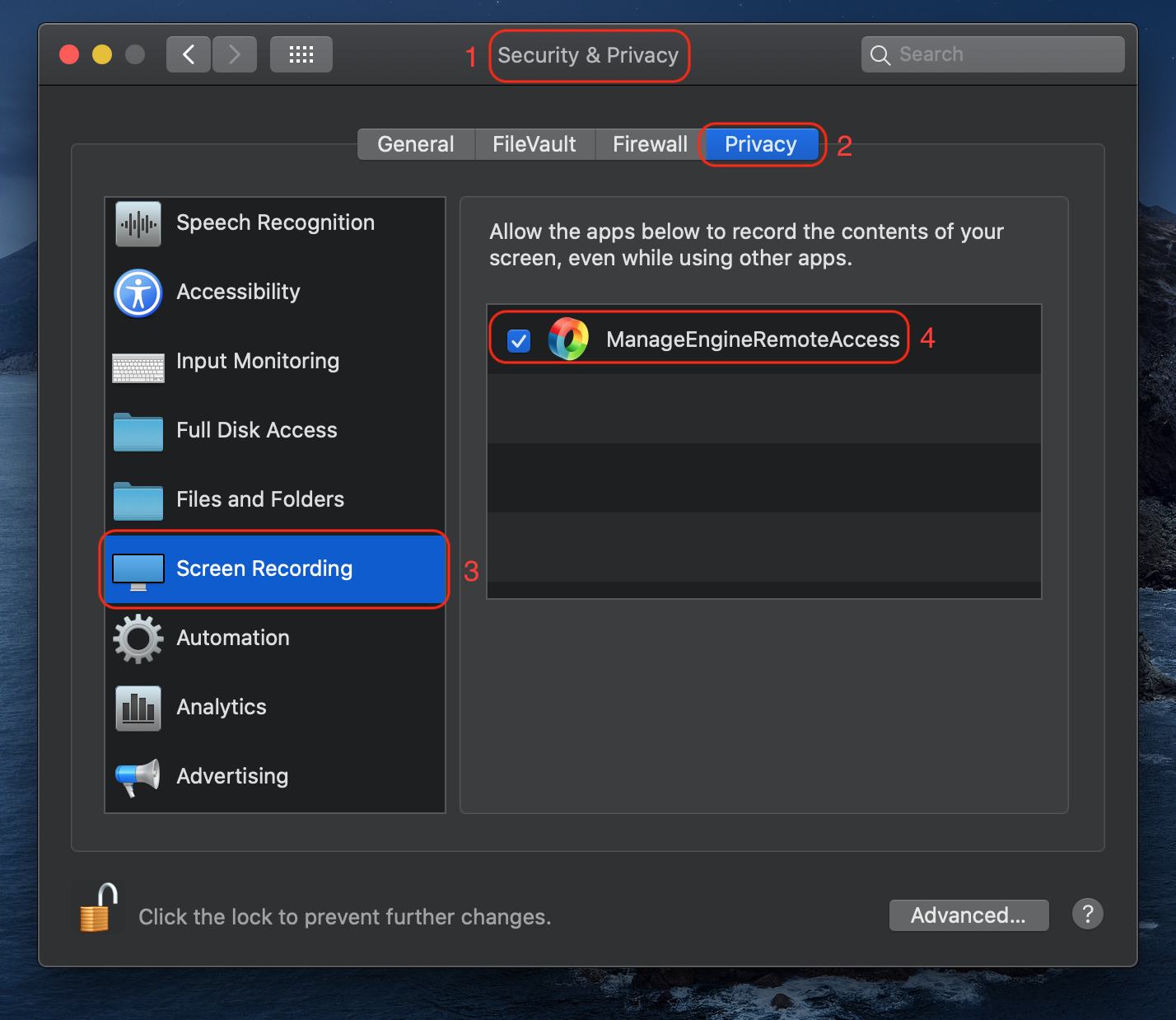 MAC 10.15 remote control error