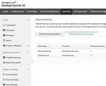 Dashboard ManageEngine Endpoint Central informe inventario de software