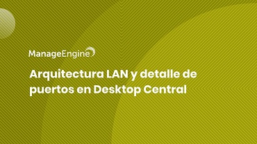 Miniatura video arquitectura LAN detalle puertos DC