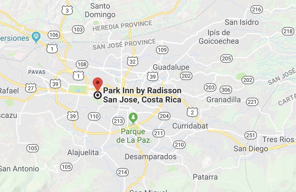 Park Inn by Radisson, Av 6, St 28 & 30, Don Bosco, San José, Costa Rica