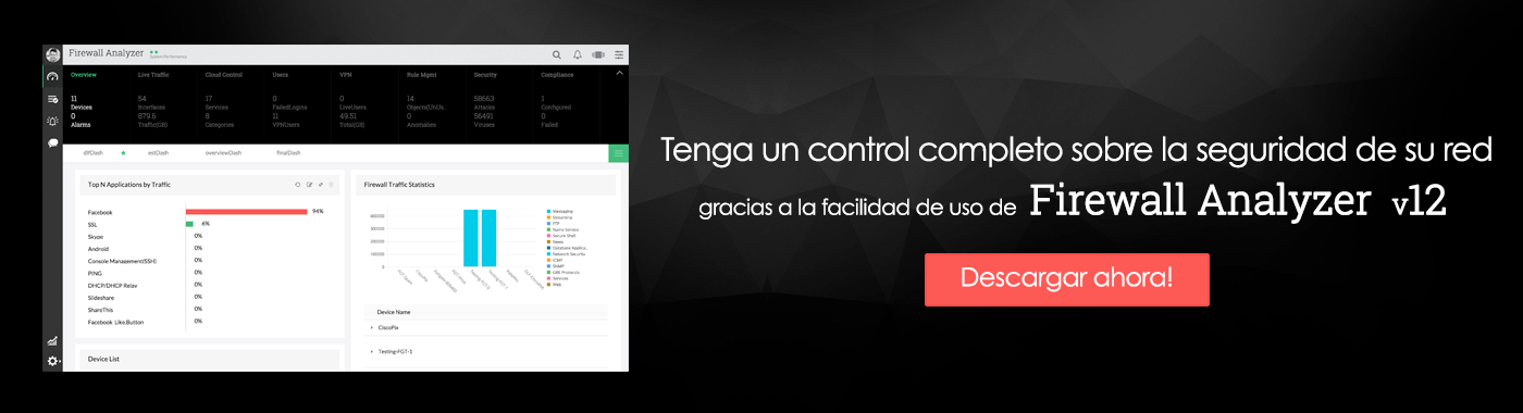 Firewall Analyzer 12.0 - ManageEngine Firewall Analyzer