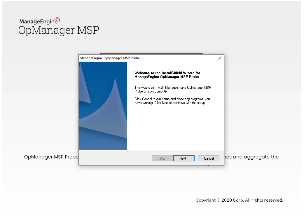 Guía de instalación ManageEngine OpManager MSP - 10