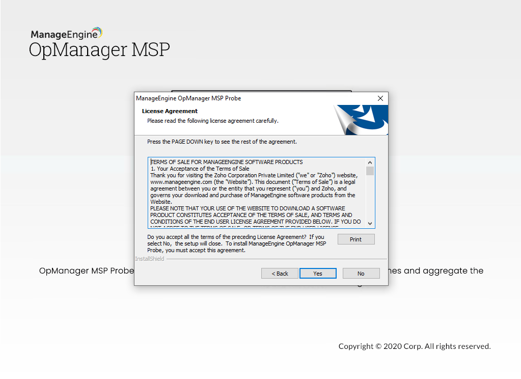 Guía de instalación ManageEngine OpManager MSP - 11