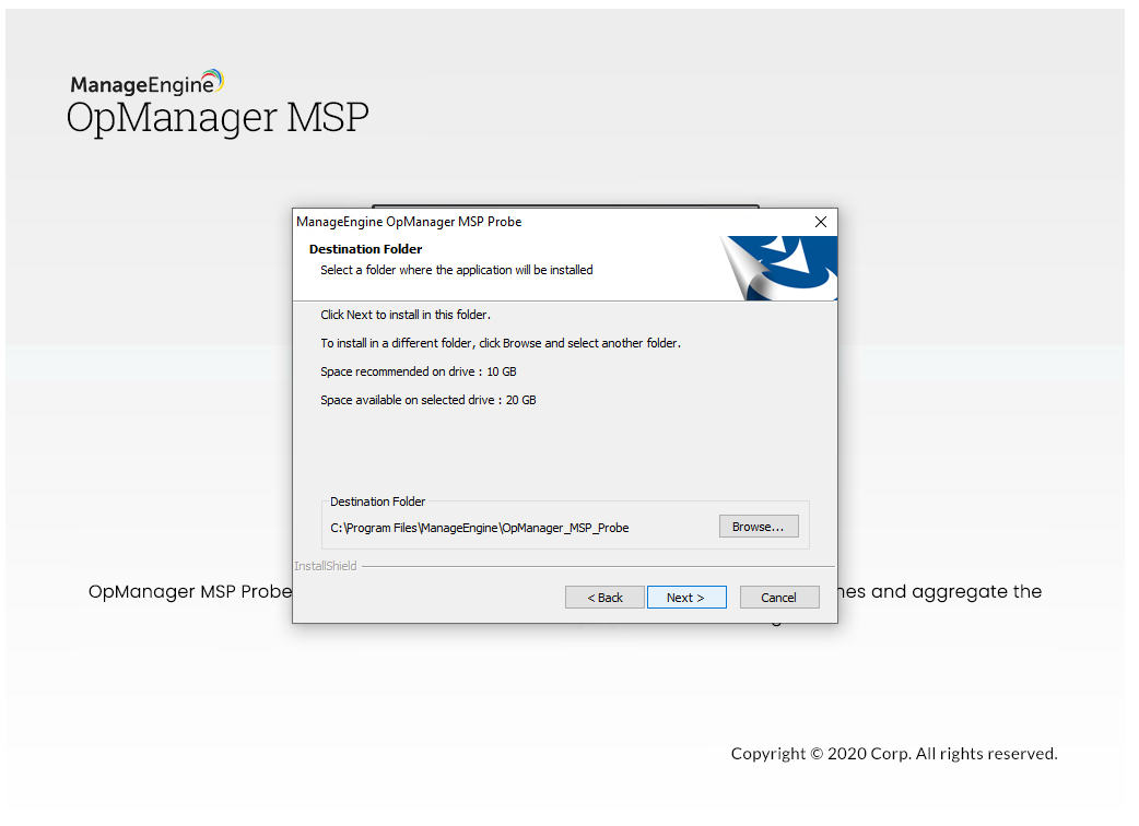 Guía de instalación ManageEngine OpManager MSP - 12