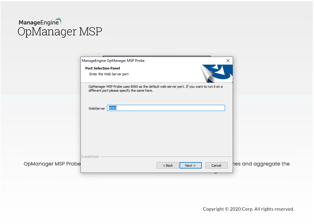 Guía de instalación ManageEngine OpManager MSP - 13