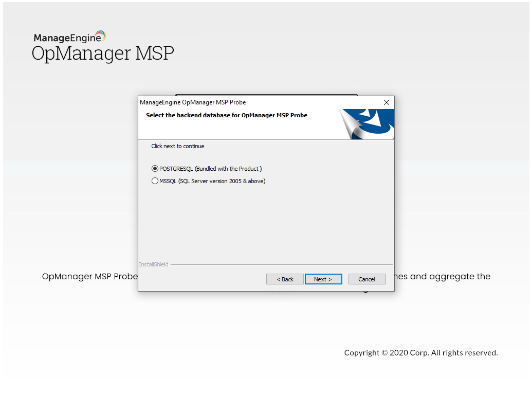 Guía de instalación ManageEngine OpManager MSP - 14-3